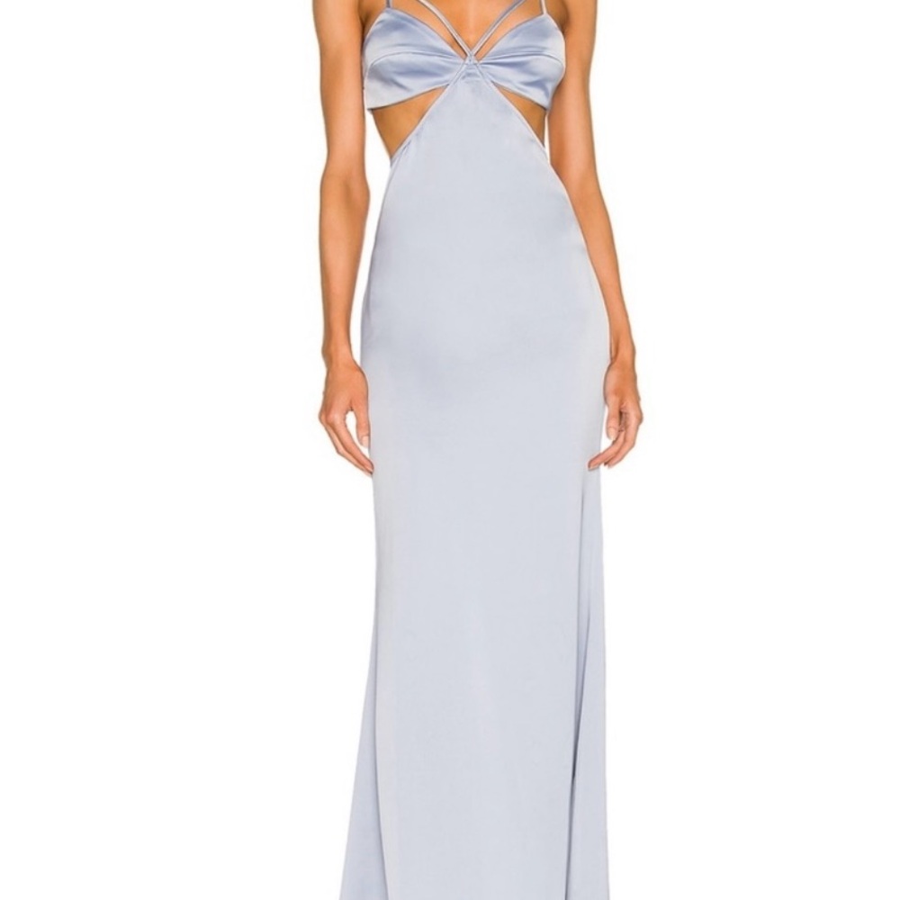 Camila Coelho Sky Blue Backless Dress